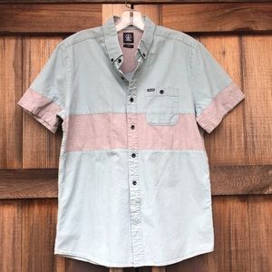 3/$20 Volcom Modern Fit Button Down Shirt